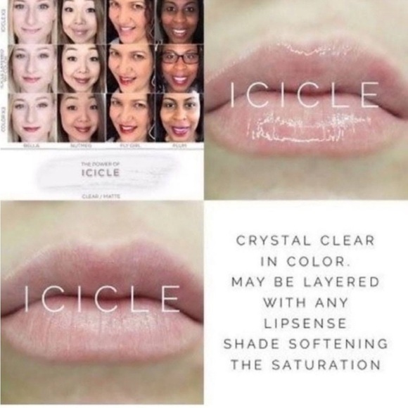 NWT LipSense By SeneGence Icicle Moisturizing Lip Gloss - Picture 1 of 2